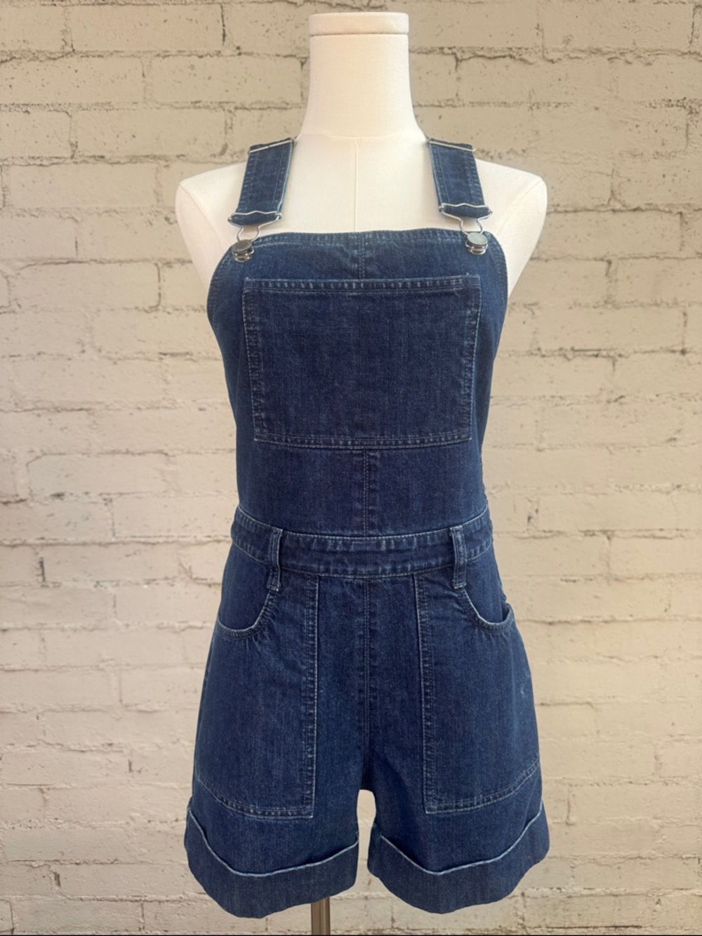 Stella McCartney ✨RARE✨ Denim Short Overalls Size IT 40 (US 4)